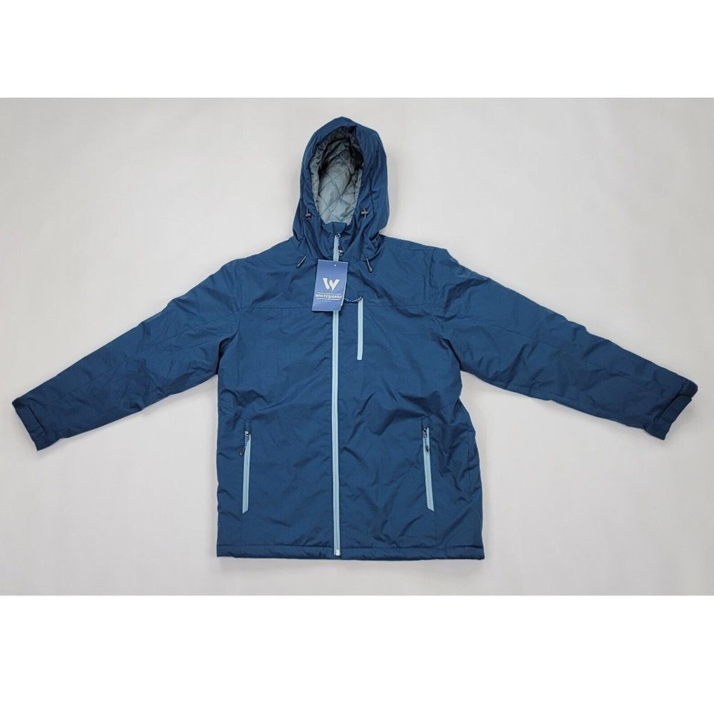 White Sierra Pine Springs Insulated Jacket Mens Medium Blue